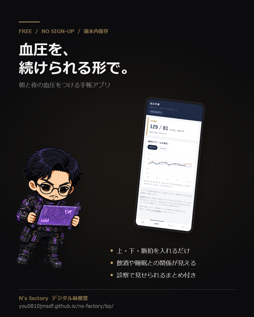 血圧手帳 告知画像